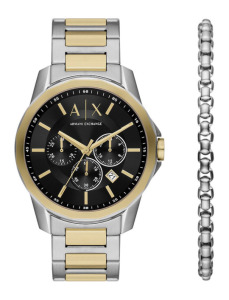 Zegarek męski Armani Exchange Banks Chronograph AX7148SET