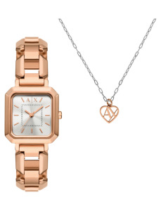 Zegarek damski Armani Exchange Leila AX7167SET