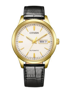 Zegarek męski Citizen Mechanical Day Date NY4059-09AE